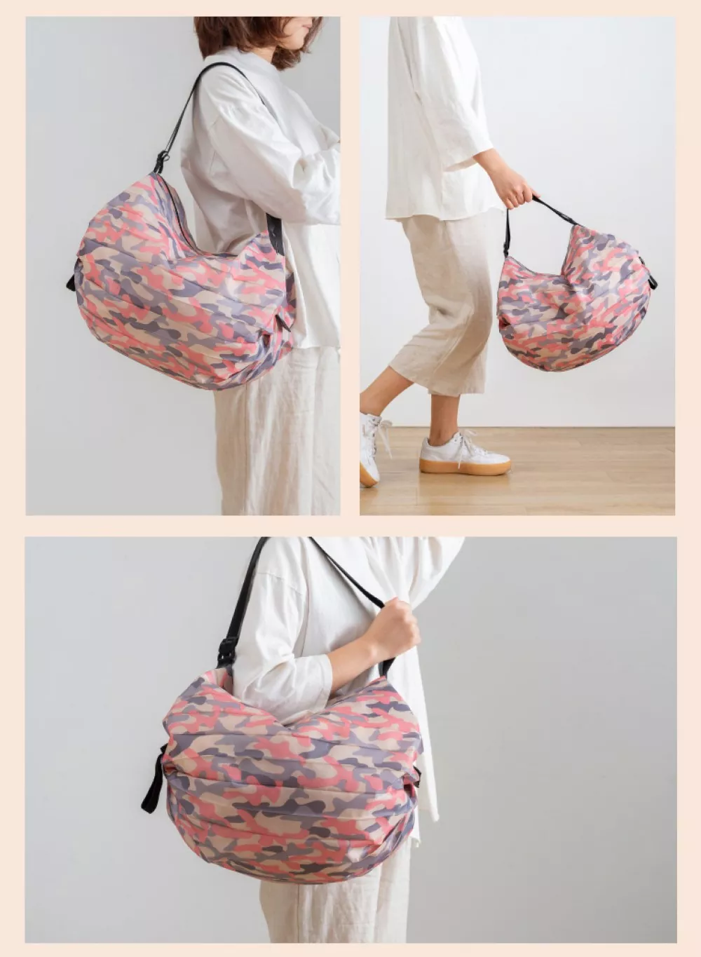 Washable Reusable Nylon Shopping Bag