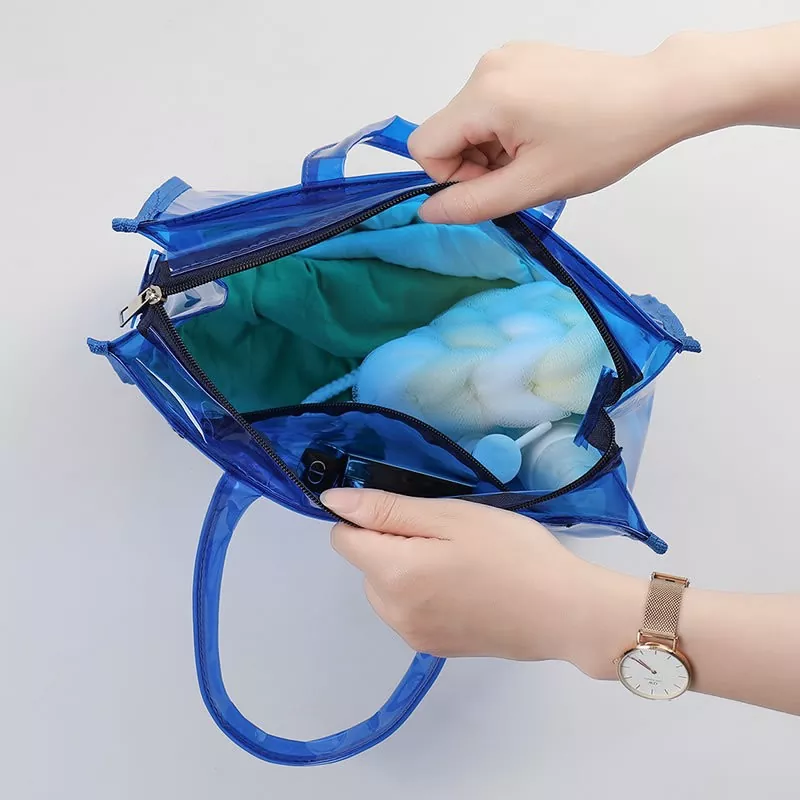 Washable Reusable PVC Shopping Bag