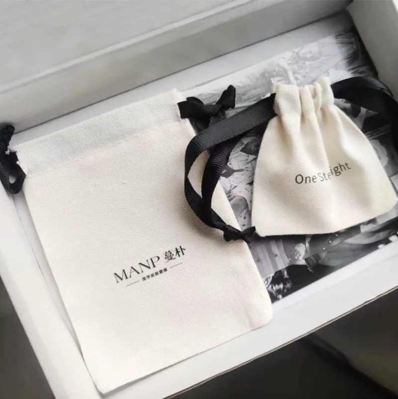 Gift Small Cotton Drawstring Pouch