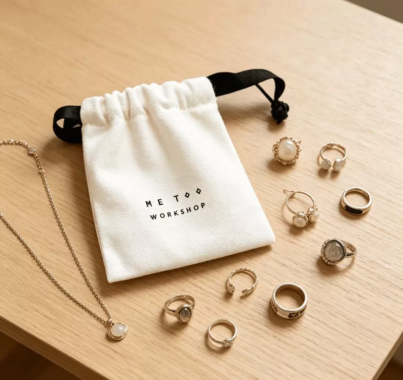 Gift Small Cotton Drawstring Pouch