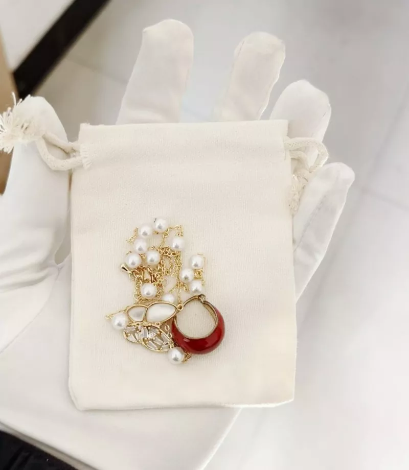 Gift Small Cotton Drawstring Pouch