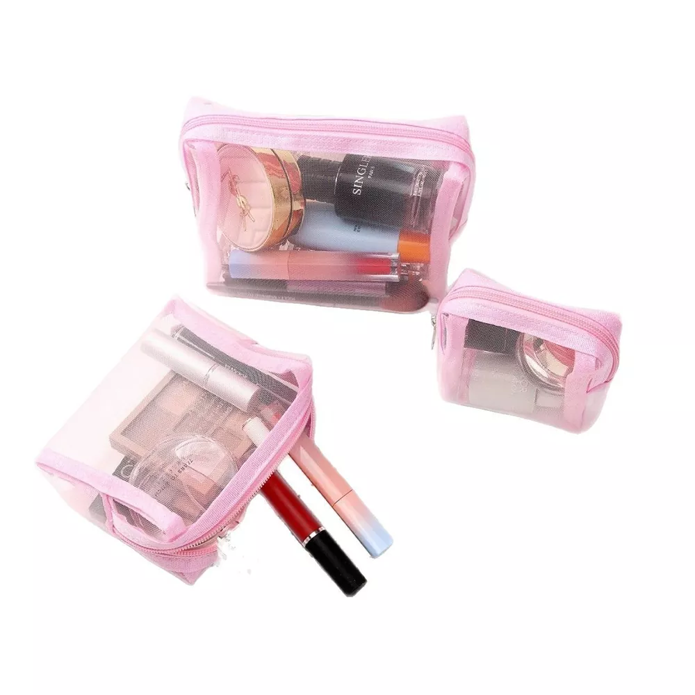 Portable Travel Nylon Makeup Bag