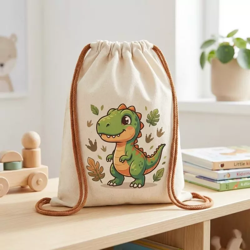 Reusable Eco Friendly Canvas Drawstring Bag