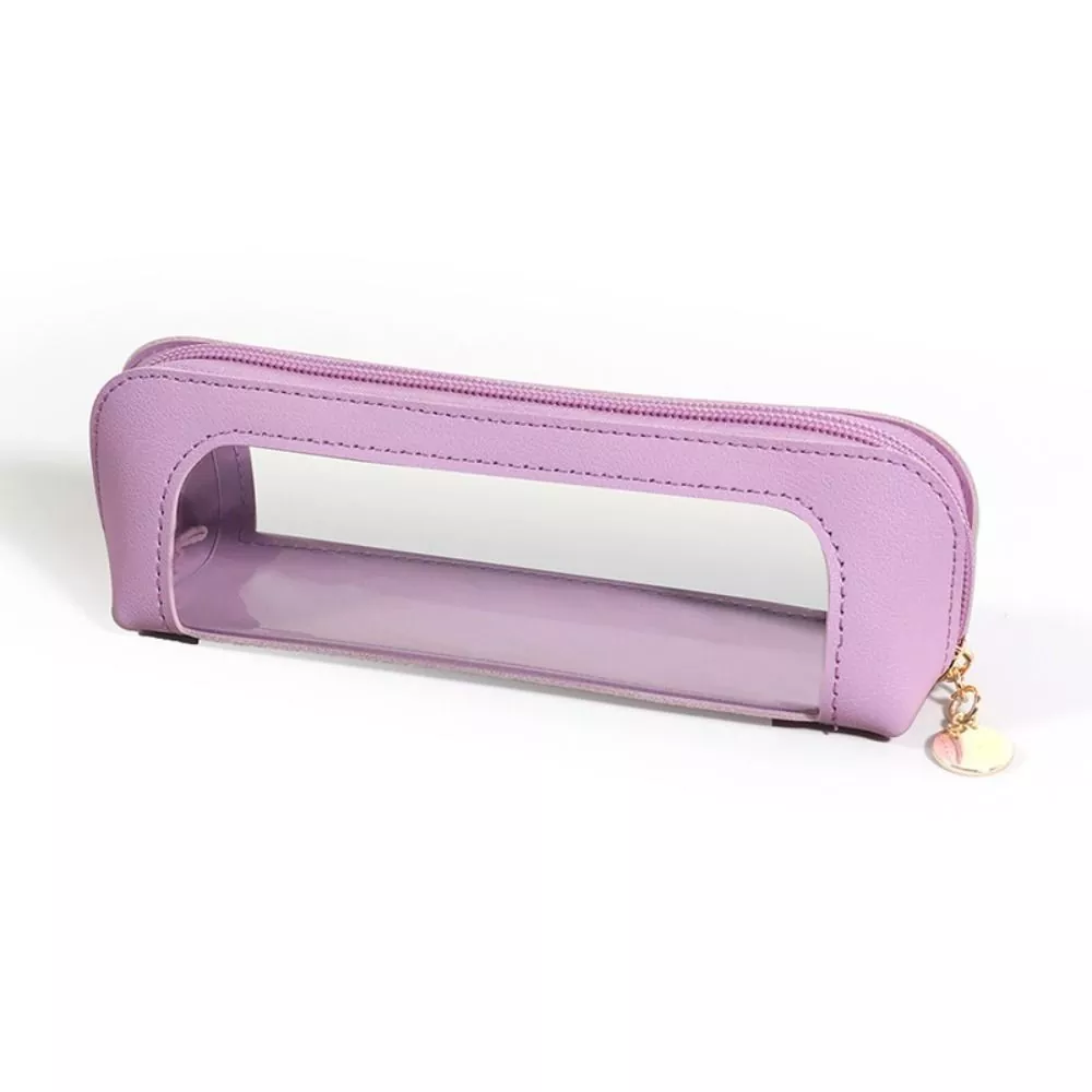 Smooth Zipper PVC Pouch Bag