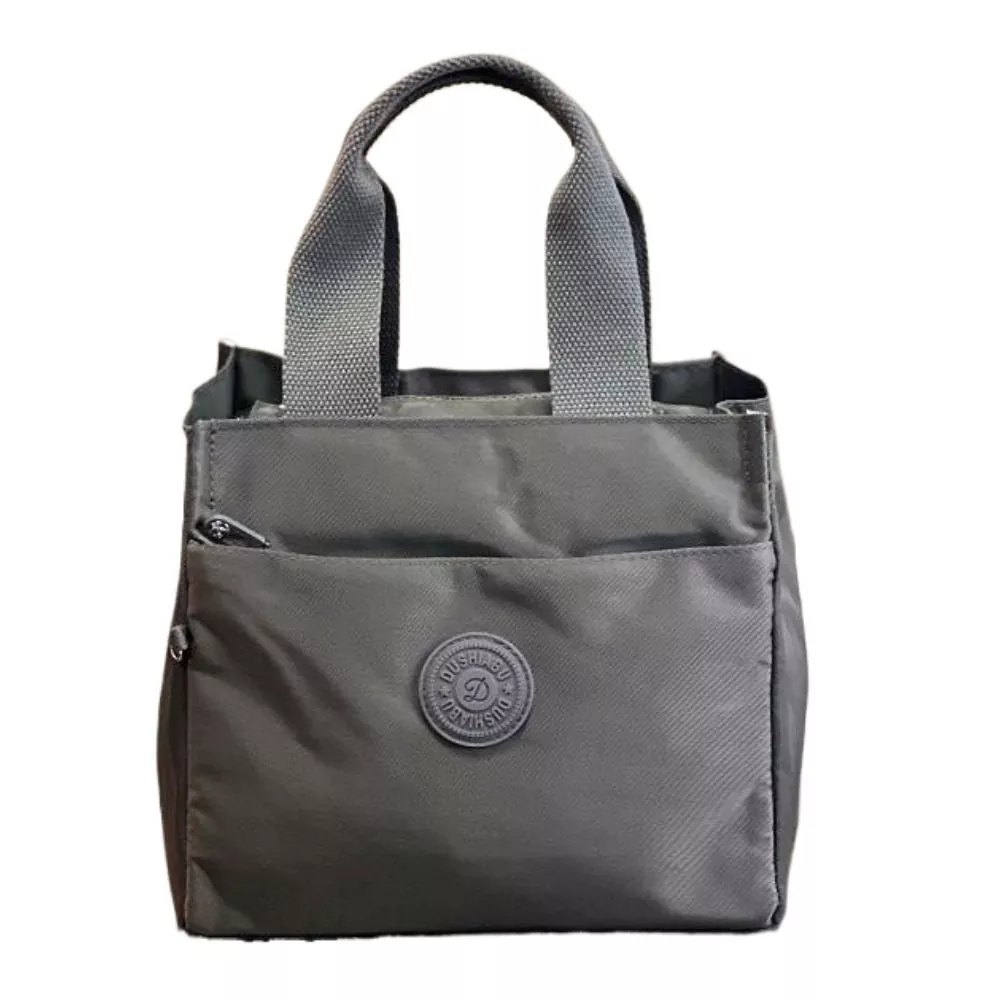 Solid Color Casual Nylon Shoulder Bag