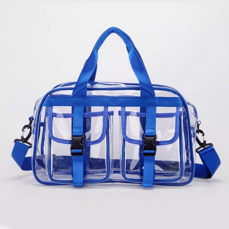 Solid Color Women PVC Shoulder Bag