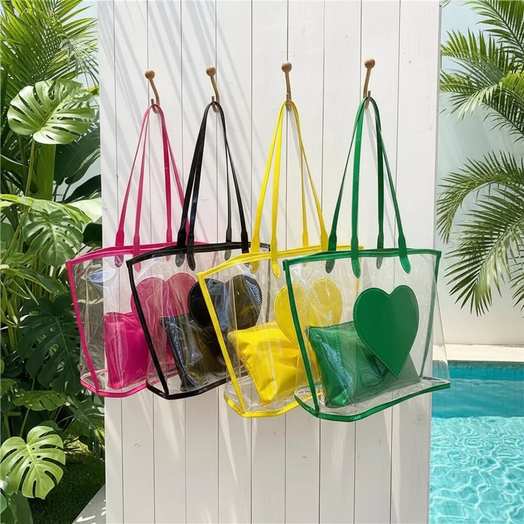 Trendy Women PVC Shoulder Bag